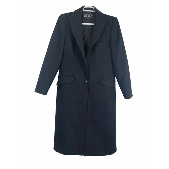 Dolce & Gabbana Basic 46 Virgin Wool Single Breasted Trench Coat Made In Italy - Picture 1 of 11